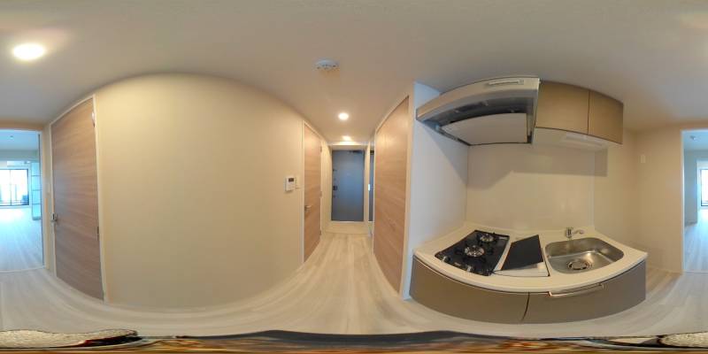 パノラマ画像キッチン