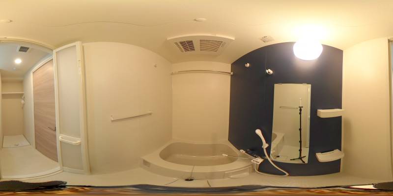 パノラマ画像バスルーム