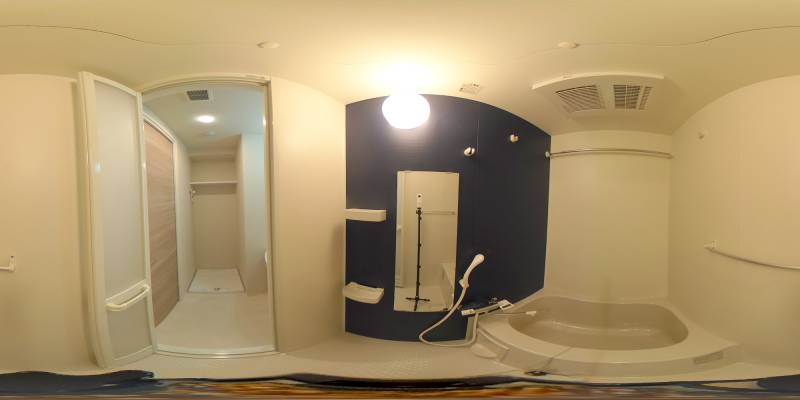 パノラマ画像バスルーム