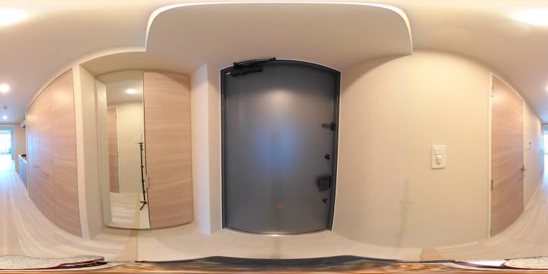 パノラマ画像玄関