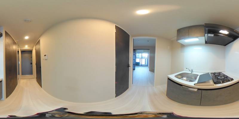 パノラマ画像キッチン