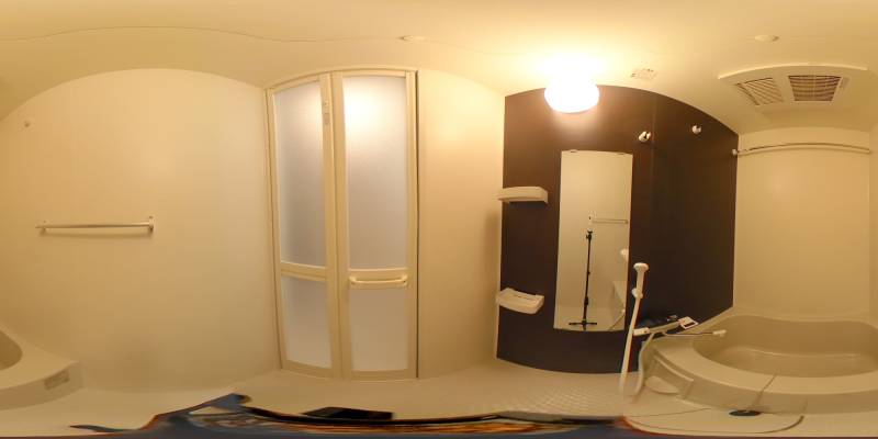 パノラマ画像バスルーム