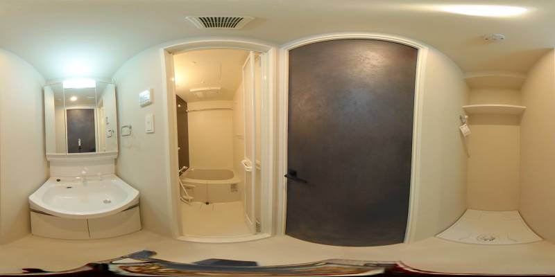 パノラマ画像洗面所