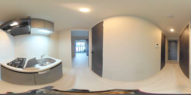 パノラマ画像キッチン