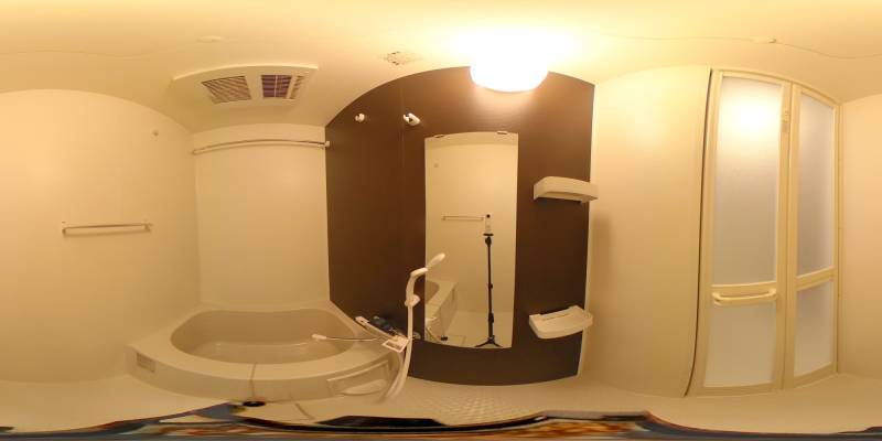 パノラマ画像バスルーム