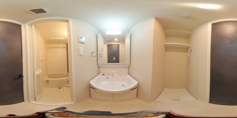 パノラマ画像洗面所