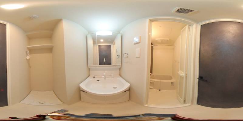 パノラマ画像洗面所