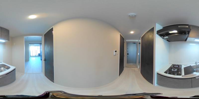 パノラマ画像キッチン