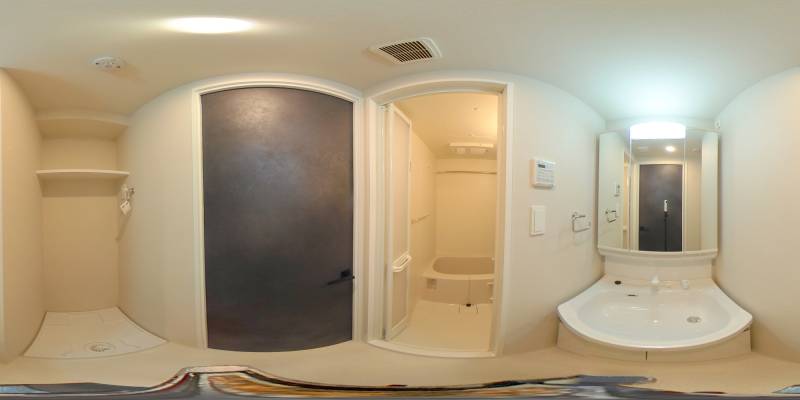 パノラマ画像洗面所