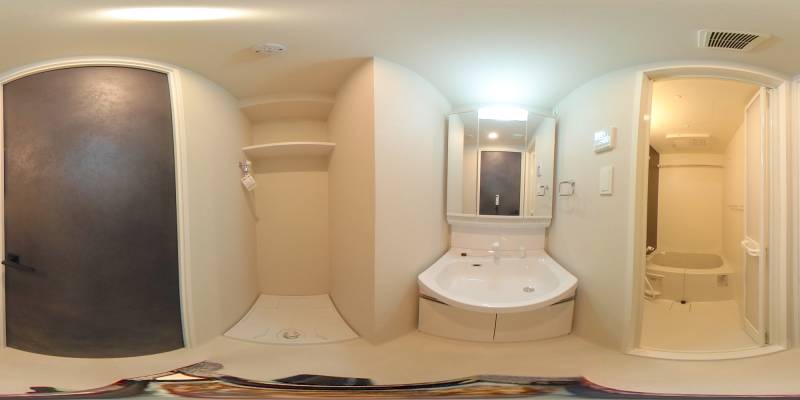 パノラマ画像洗面所