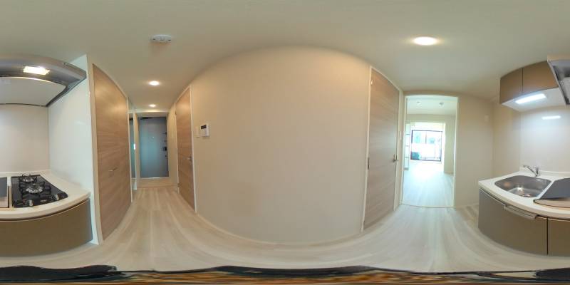 パノラマ画像キッチン