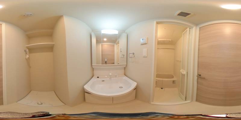 パノラマ画像洗面所