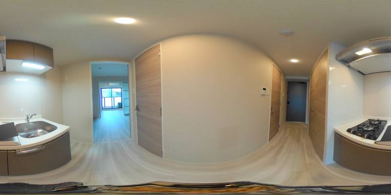 パノラマ画像キッチン