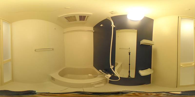 パノラマ画像バスルーム