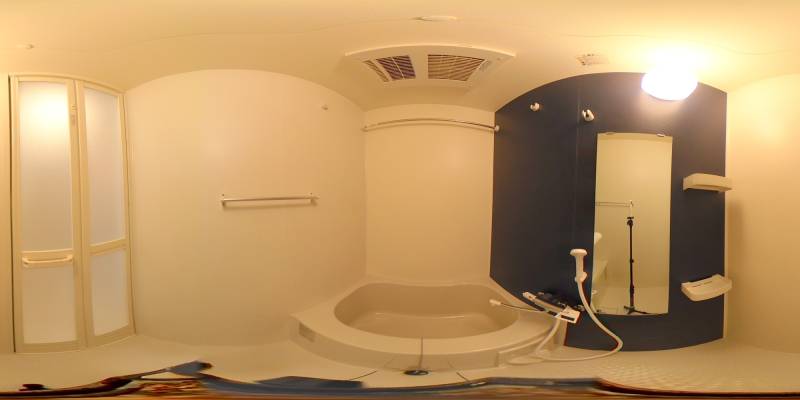 パノラマ画像バスルーム