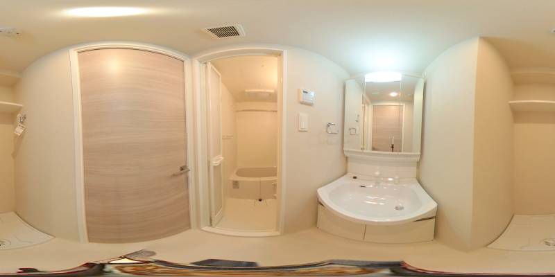 パノラマ画像洗面所