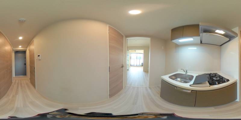 パノラマ画像キッチン