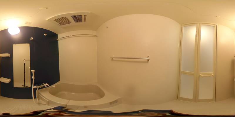 パノラマ画像バスルーム