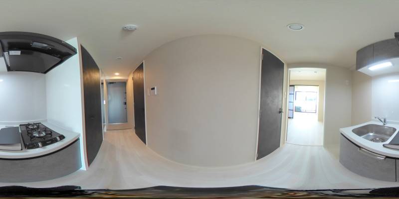 パノラマ画像キッチン