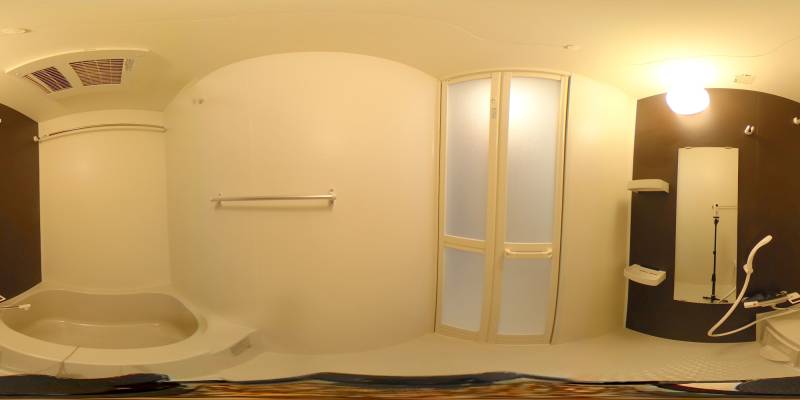 パノラマ画像バスルーム