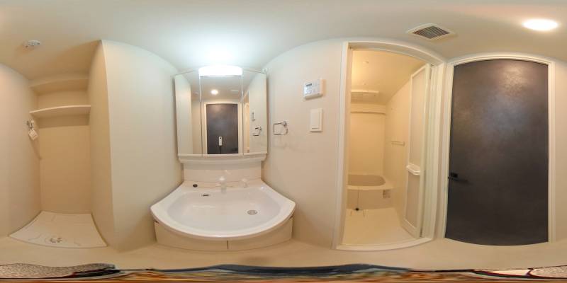 パノラマ画像洗面所