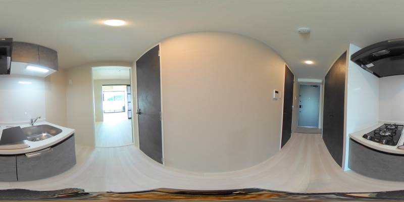 パノラマ画像キッチン