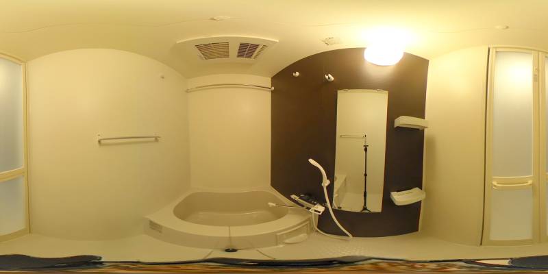 パノラマ画像バスルーム