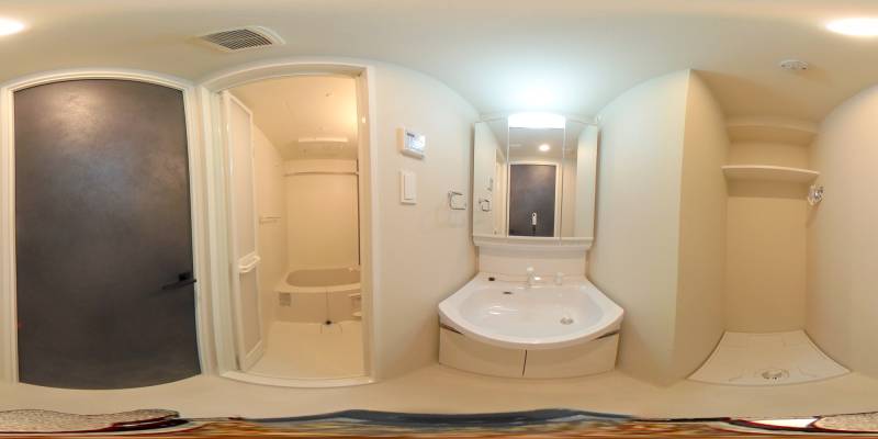 パノラマ画像洗面所