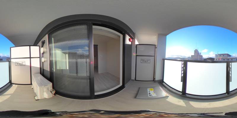 パノラマ画像バルコニー