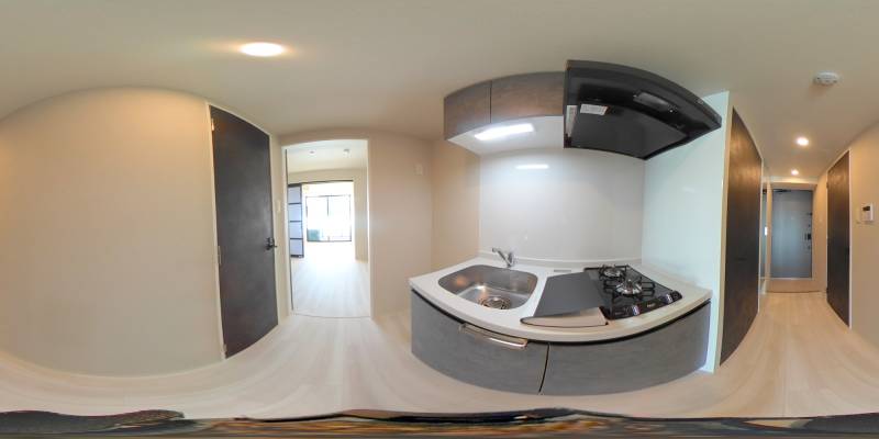 パノラマ画像キッチン