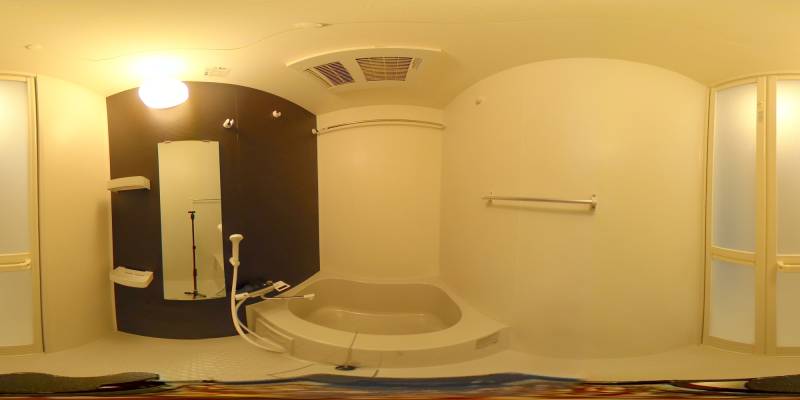 パノラマ画像バスルーム