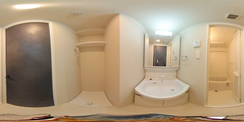 パノラマ画像洗面所