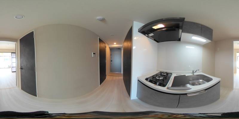 パノラマ画像キッチン