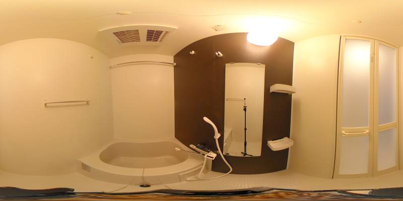 パノラマ画像バスルーム