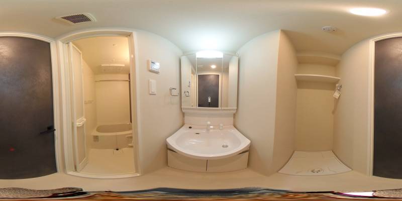 パノラマ画像洗面所