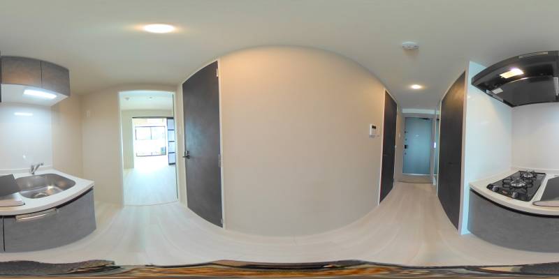 パノラマ画像キッチン