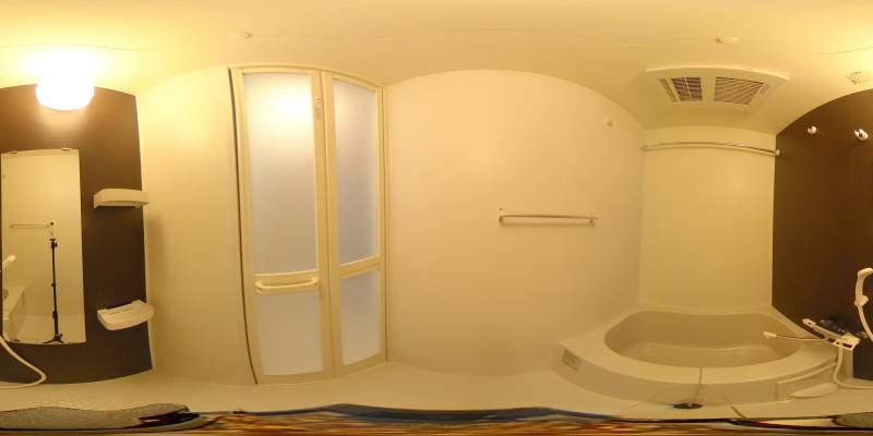 パノラマ画像バスルーム