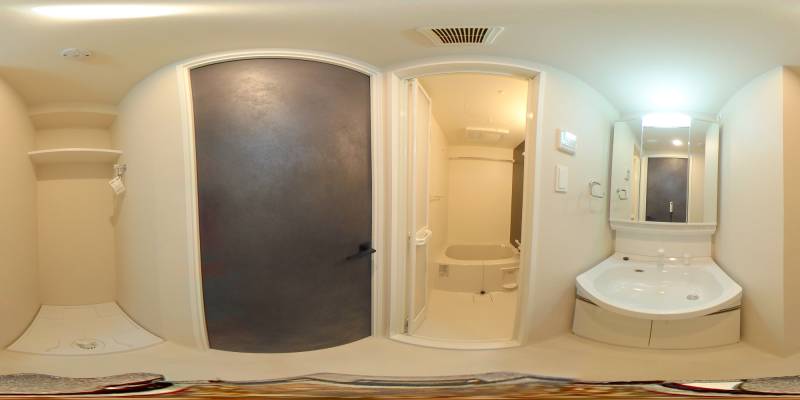 パノラマ画像洗面所