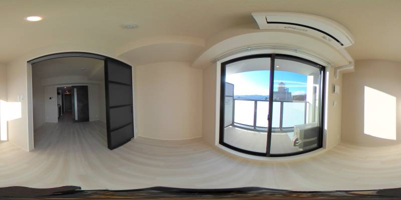 パノラマ画像洋室