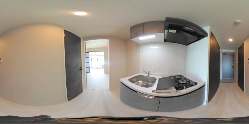 パノラマ画像キッチン