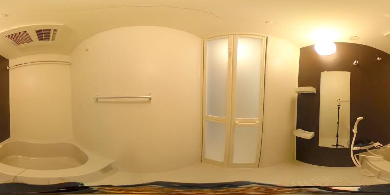 パノラマ画像バスルーム