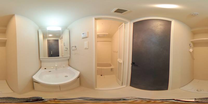 パノラマ画像洗面所