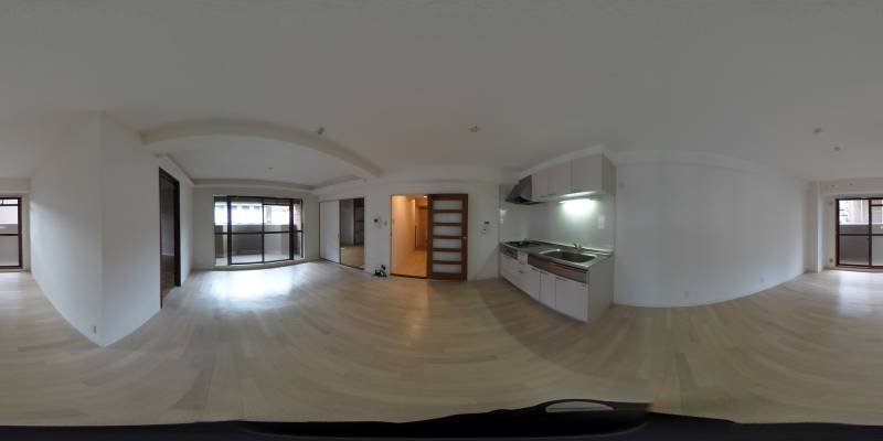 パノラマ画像リビング