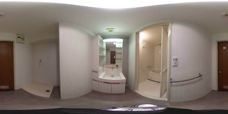 パノラマ画像洗面所