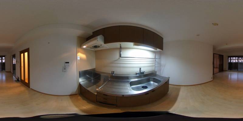 パノラマ画像キッチン