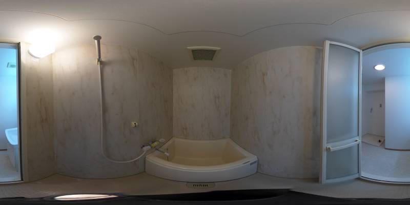 パノラマ画像バスルーム