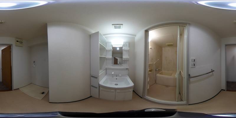 パノラマ画像洗面所