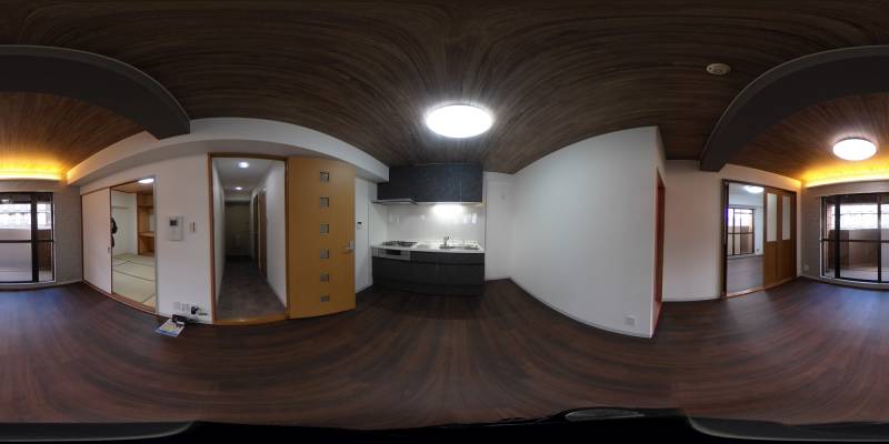 パノラマ画像リビング