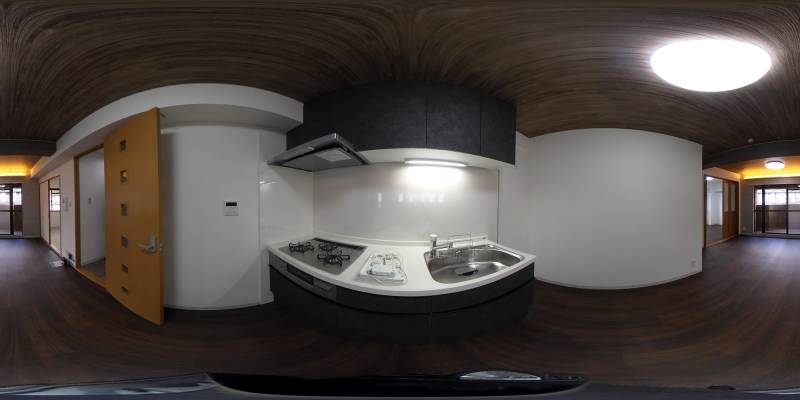 パノラマ画像キッチン