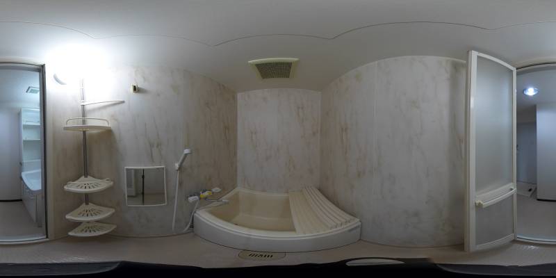 パノラマ画像バスルーム